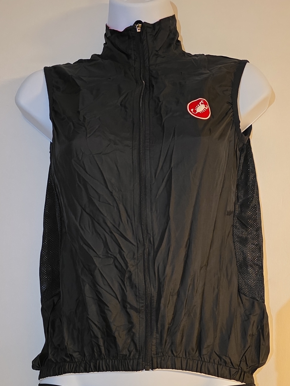 Castelli Black Cycling Vest Size XS